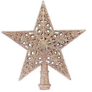 PONTEIRA ARABESCO GLIT 20X21CM ROSE GOLD 19772