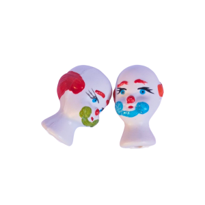 Cabeça boneco palhaço sassazinho mini c/02