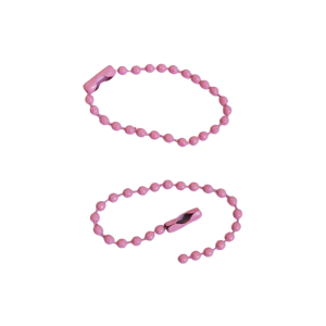 Pulseira corrente de bolinha com fecho colorida 9,8cm 10 unidades