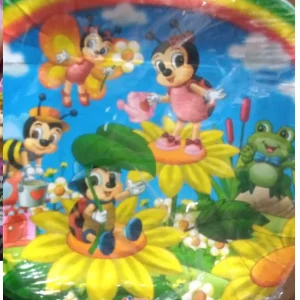 PRATO QUADRADO FANTASIA JOANINHA BUG 7896523117546