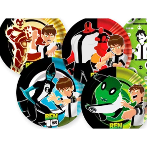 PRATO DE PAPEL REGINA 18CM BEN 10 7891175282857