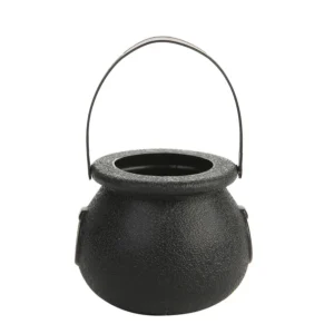 CALDEIRAO 10X10CM ENFEITE DIA DAS BRUXAS PLASTICO