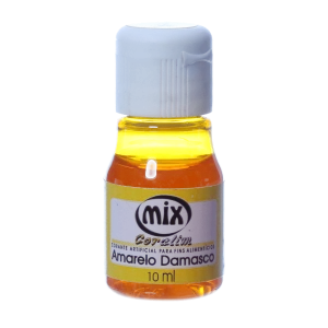 Corante Liquido AMARELO DAMASCO 10ml MIX