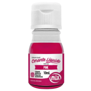 +Corante Liquido PINK 10ml MIX
