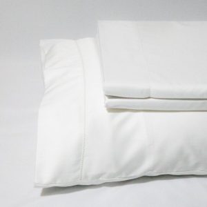Jogo de Cama Cetim Branco