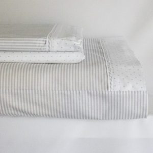 Jogo de Cama R/P Cinza