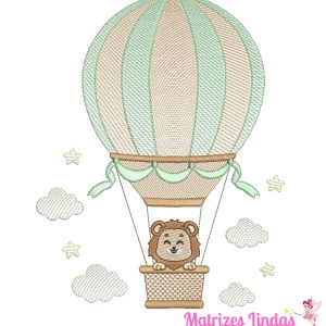 Matriz de Bordado – Balão Leãozinho