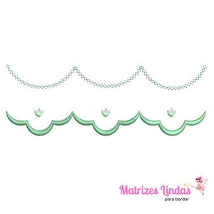 Matriz de Bordado – Barrinha Pata de Dinossauro