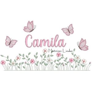 Matriz de Bordado – Nome Camila