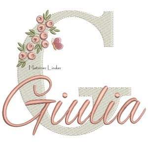 Matriz de Bordado – Nome Giulia