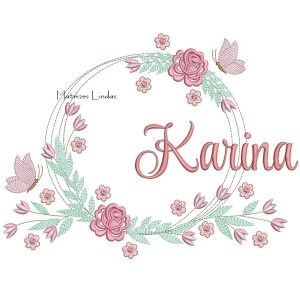 Matriz de Bordado – Nome Karina