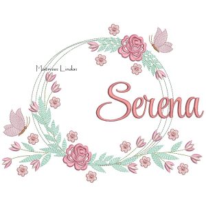 Matriz de Bordado – Nome Serena