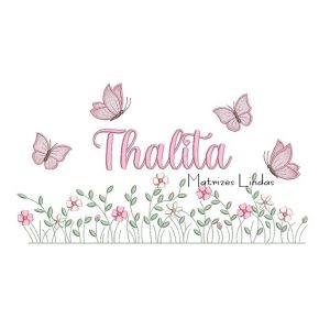 Matriz de Bordado – Nome Thalita