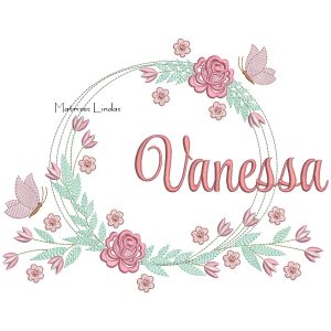 Matriz de Bordado – Nome Vanessa
