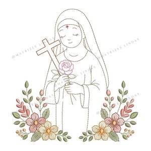 Matriz de Bordado – Santa Rita de Cássia 02