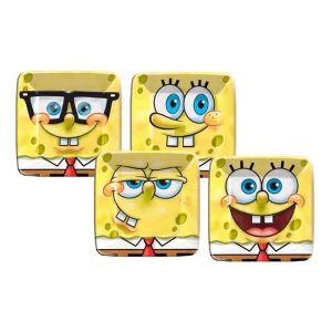 PRATO QUADRADO BOB ESPONJA 7891175275651