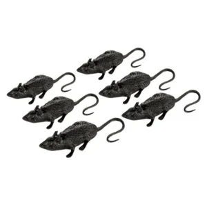 RATO BORRACHA ENFEITE DIA DAS BRUXAS