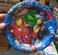 PRATO FANT. 18cm MARVEL HEROES AVENGERS VINGADORES 08un 7896523119458