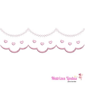Matriz de Bordado – Barrinha Coração