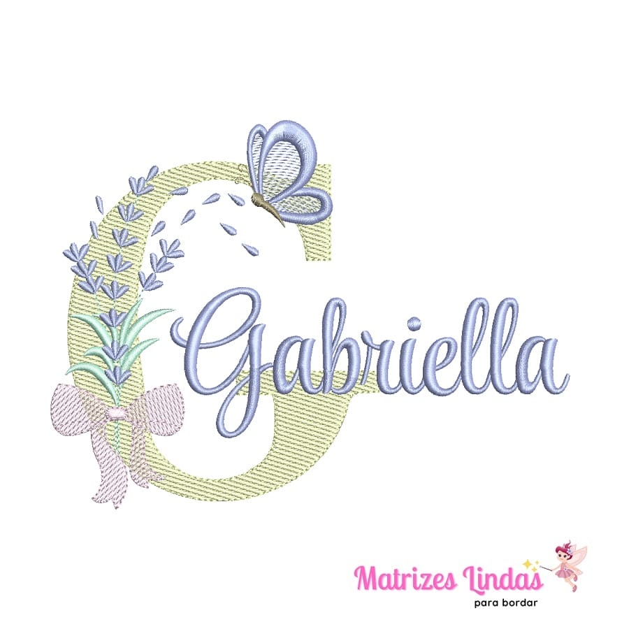 Matriz de Bordado – Nome Gabriella 02 - Image 2