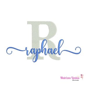 Matriz de Bordado – Nome Raphael 2