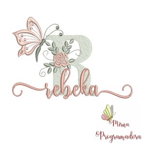 Matriz de Bordado – Nome Rebeka